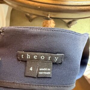 Theory Women's Navy Pencil Skirt